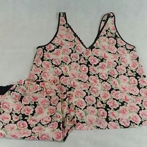 Carole Hockman 2 piece rose pajamas